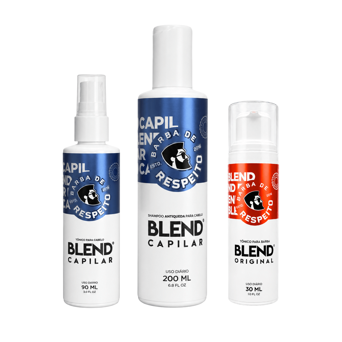 Kit Blend Capilar + Blend Original - Crescimento de Barba e Cabelos